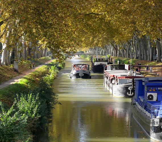 Balade sur le Canal de Brienne à Toulouse © P Thébault / CRTL Occitanie